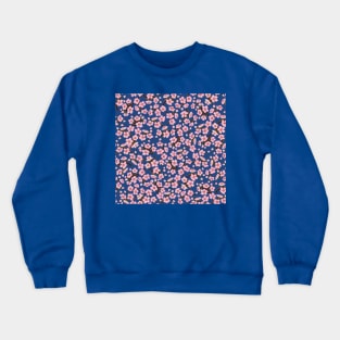 Dark Hand-Painted Cherry Blossoms Crewneck Sweatshirt